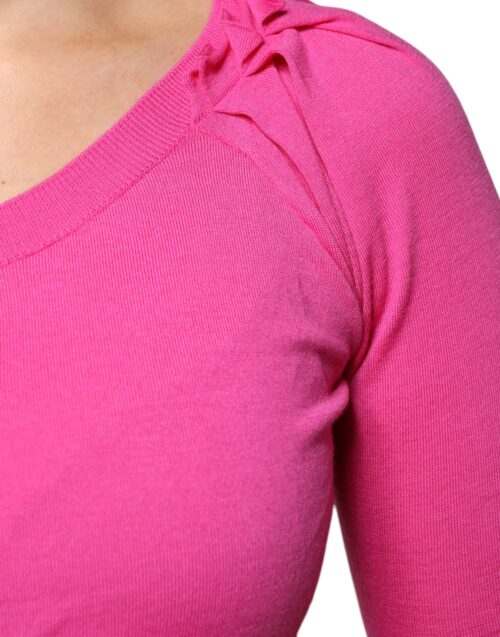 Dolce & Gabbana Roosa nööbitav kardigan