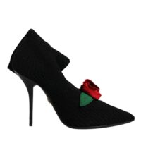 4825005.jpeg Dolce & Gabbana mustad stiletto-kontsaga keskmise sääreosaga saapad