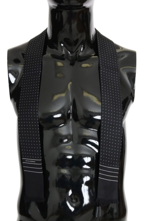 491861.jpg Dolce & Gabbana Tumesinine täpiline sall