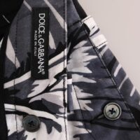 Dolce & Gabbana hallid Capri-püksid banaanilehe mustriga