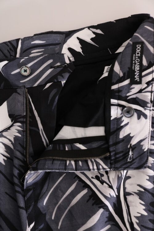 Dolce & Gabbana hallid Capri-püksid banaanilehe mustriga