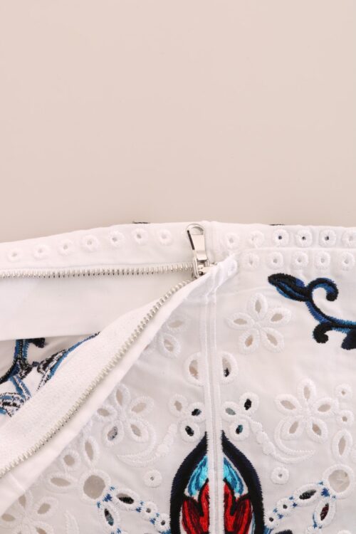 Dolce & Gabbana mitmevärvilised Majolica väljalõigetega kapripüksid