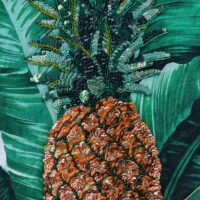 514263-1.jpg Dolce & Gabbana ananassi ja banaani litritega ümara kaelusega sviiter