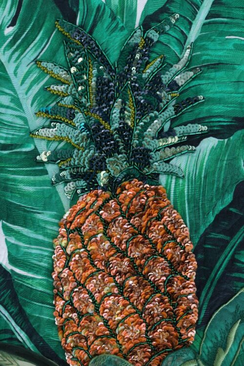 514263-1.jpg Dolce & Gabbana ananassi ja banaani litritega ümara kaelusega sviiter