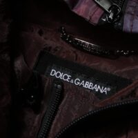 Dolce & Gabbana Lilla kamuflaažmustriga kapuutsiga blusoonjakk meestele