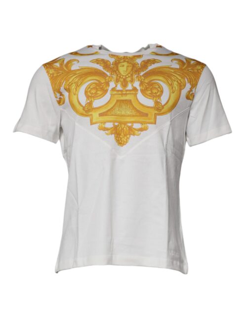 Versace valge Medusa print T-särk