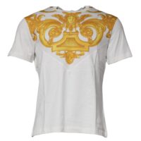 Versace valge Medusa print T-särk