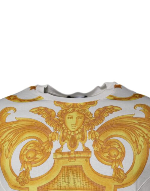 Versace valge Medusa print T-särk