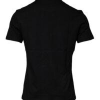 Versace must Medusa trükiga T-särk