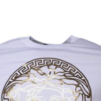 Versace Valge Medusa trükiga T-särk