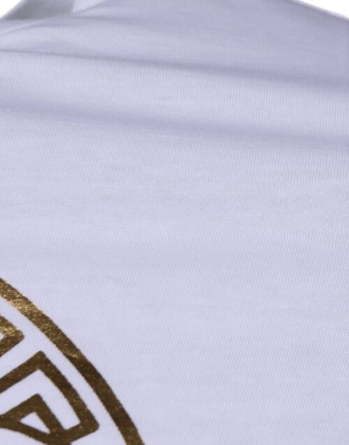 Versace Valge Medusa trükiga T-särk