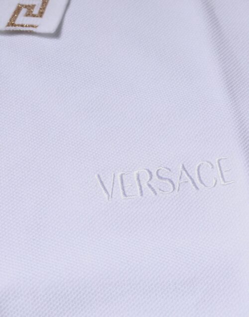 Versace valge meeste polosärk