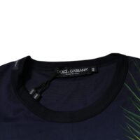 Dolce & Gabbana sinine puumustriga ümara kaelusega T-särk