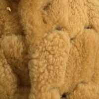 Bottega Veneta Yellow Long Teddy Coat Jacket