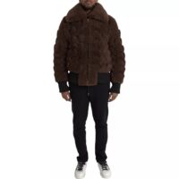 Bottega Veneta pruun bomber-jope