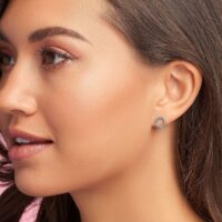 Pandora hõbedast naiste kõrvarõngad 290585CZ