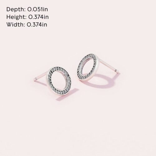 Pandora hõbedast naiste kõrvarõngad 290585CZ