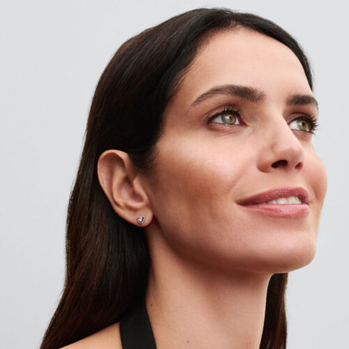 Pandora hõbedased roosad naiste kõrvarõngad 298427C02