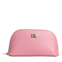 Dolce & Gabbana Pink Leather DG Logo Zip Around Hand Purse Pouch Wallet 8 Dolce & Gabbana Pink Leather DG Logo Zip Around Hand Purse Pouch Wallet