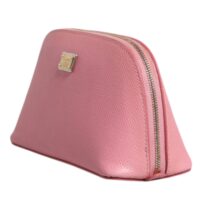 Dolce & Gabbana Pink Leather DG Logo Zip Around Hand Purse Pouch Wallet 10 Dolce & Gabbana Pink Leather DG Logo Zip Around Hand Purse Pouch Wallet
