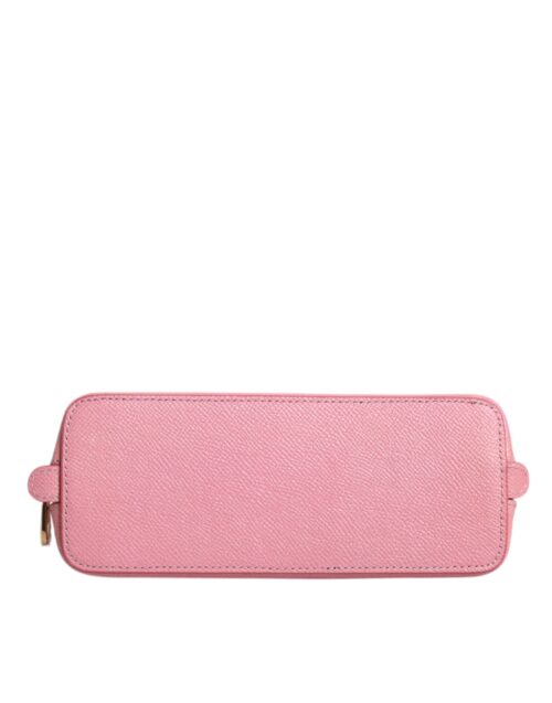 Dolce & Gabbana Pink Leather DG Logo Zip Around Hand Purse Pouch Wallet 5 Dolce & Gabbana Pink Leather DG Logo Zip Around Hand Purse Pouch Wallet
