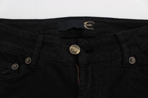 Cavalli mustad slim skinny fit teksad