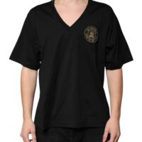 Dolce & Gabbana Must V-kaelusega T-särk logoga