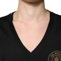 Dolce & Gabbana Must V-kaelusega T-särk logoga