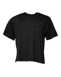 Dolce & Gabbana Black DG Logo Print T-särk