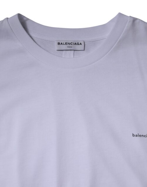 Balenciaga valge logoga T-särk