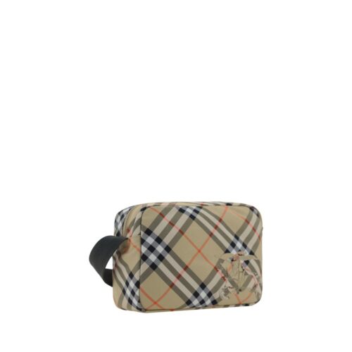 6134640.jpeg Burberry Beige Polyester Shoulder Bag