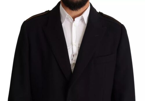 6141443.jpeg Dolce & Gabbana Sinine pikk trentšmantel