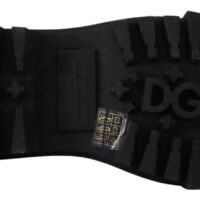 Dolce & Gabbana Mustad trekking-stiilis derby kingad