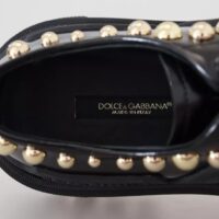 Dolce & Gabbana Mustad trekking-stiilis derby kingad