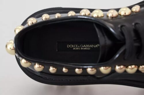 Dolce & Gabbana Mustad trekking-stiilis derby kingad
