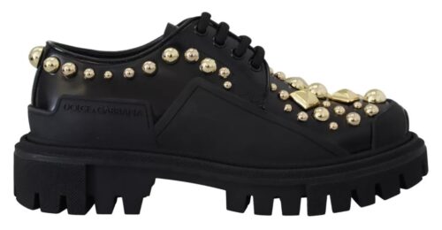Dolce & Gabbana Mustad trekking-stiilis derby kingad