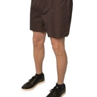 Dolce & Gabbana pruunid meeste Bermuda lühikesed püksid