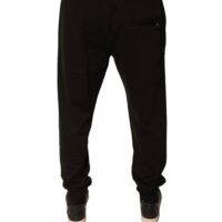 Dolce & Gabbana mustad meeste jogger-püksid