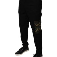 Dolce & Gabbana Mustad meeste cargo-püksid