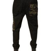 Dolce & Gabbana Mustad meeste cargo-püksid