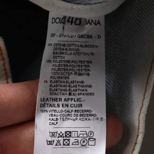 Dolce & Gabbana Light Blue kitsad katkised teksad