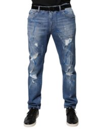Dolce & Gabbana Sinised skinny teksad