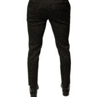 6190799.jpeg Dolce & Gabbana mustad kitsad meeste pidulikud püksid