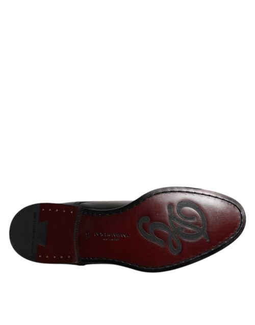 Dolce & Gabbana Mustad derbi pidulikud nöörkingad