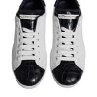 Dolce & Gabbana White Black Portofino tossud