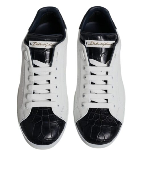 Dolce & Gabbana White Black Portofino tossud