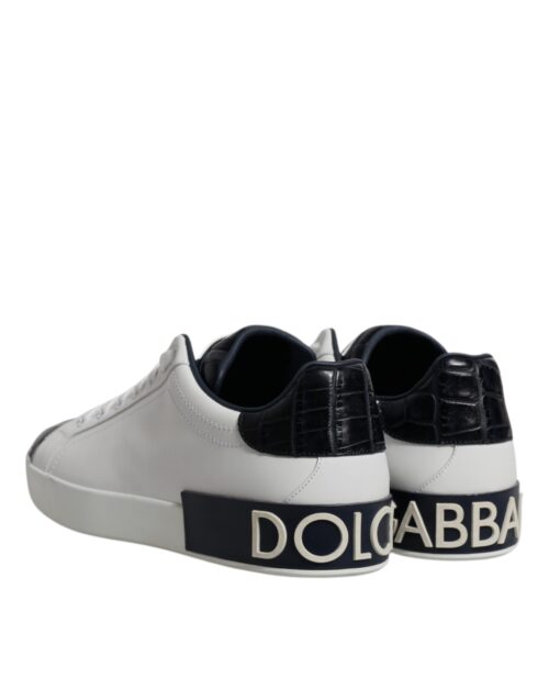 Dolce & Gabbana White Black Portofino tossud
