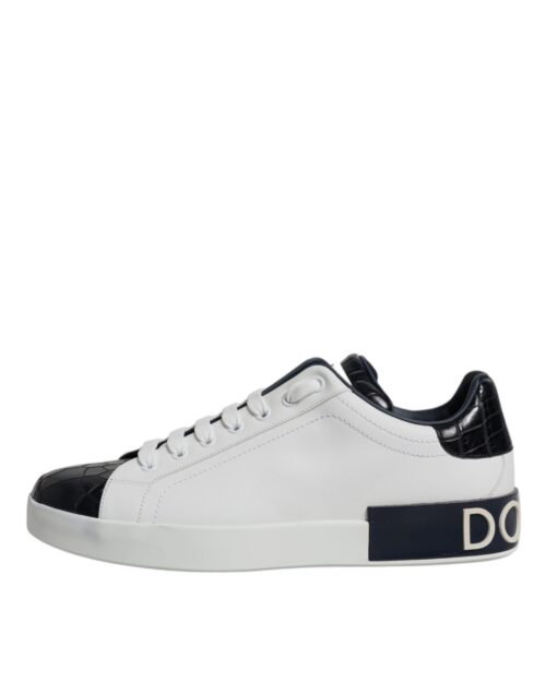 Dolce & Gabbana White Black Portofino tossud