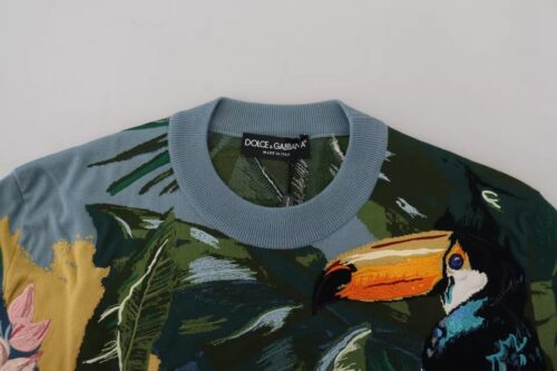 Dolce & Gabbana Jungle pullover-kampsun logoga