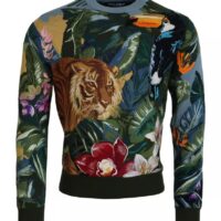 Dolce & Gabbana Jungle pullover-kampsun logoga